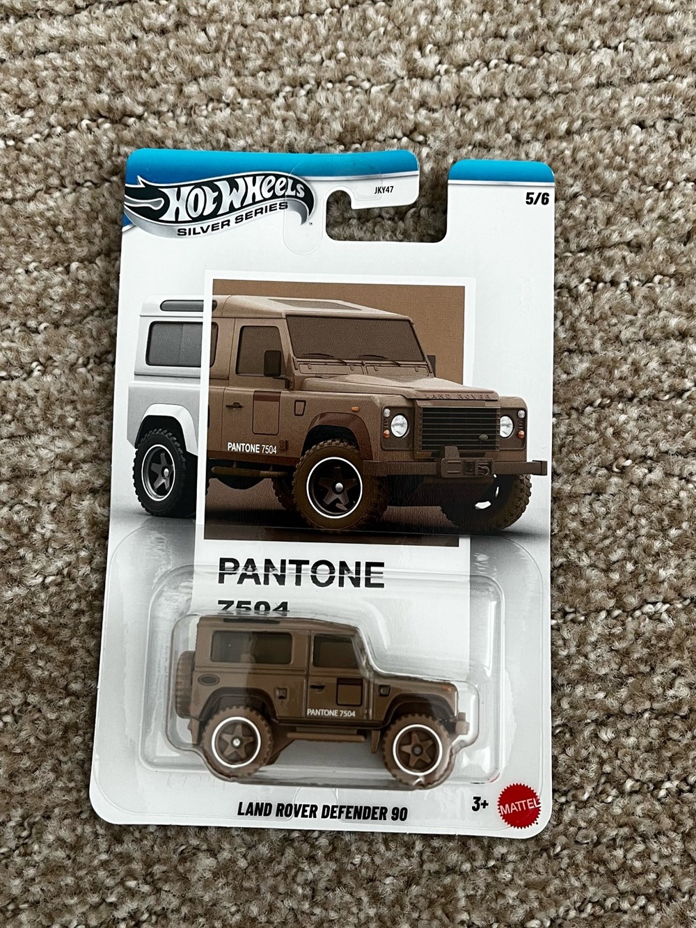 Hot Wheels Silver Series Land Rover Defender 90